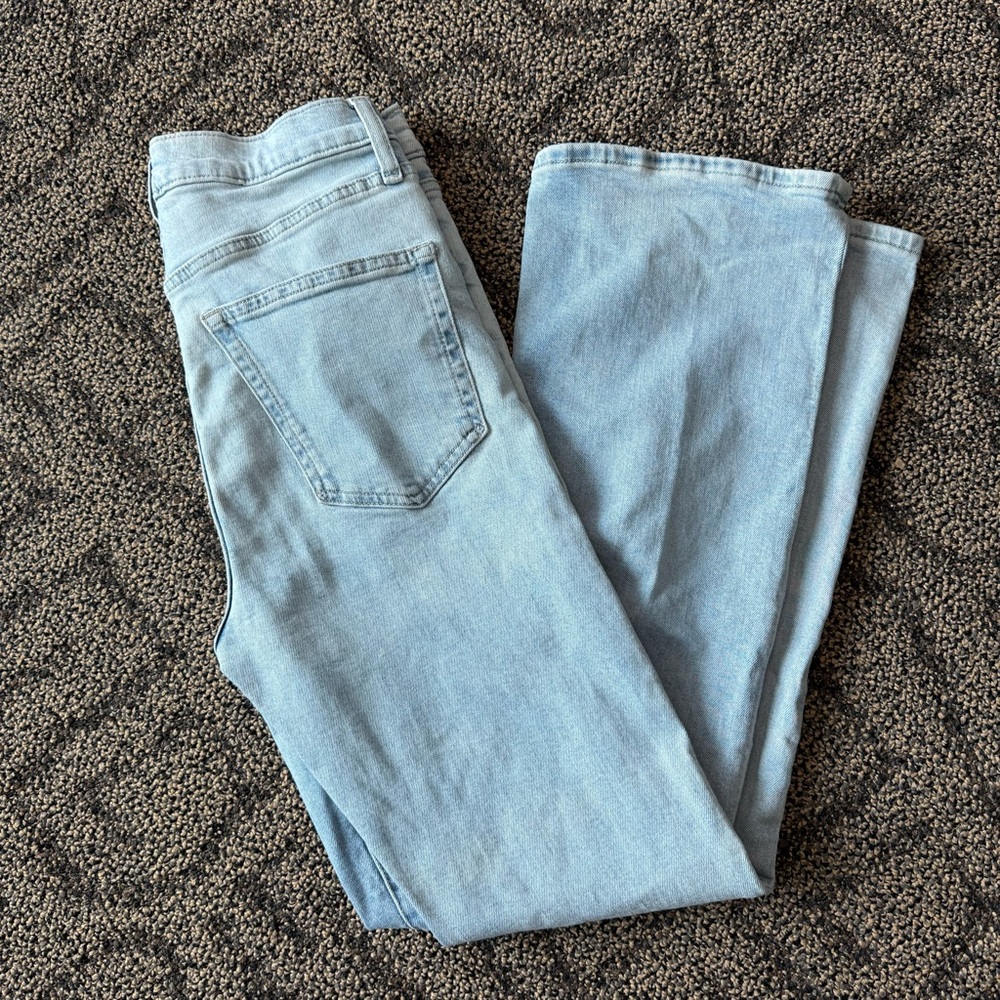 GAP Light Blue Flare & Wide Leg Jeans